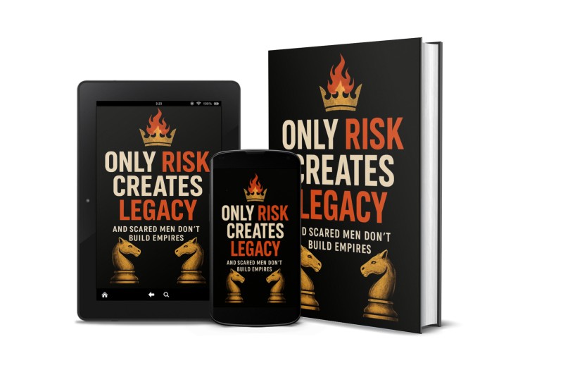 ONLY RISK CREATES LEGACY - AND SCARED MEN DON'T BUILD EMPIRES